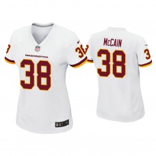 Women's Washington Football Team #38 Bobby McCain White Game Jersey