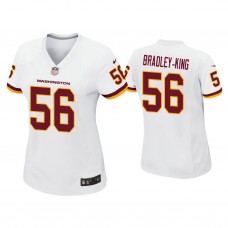 Women's Washington Football Team #56 William Bradley-King White Game Jersey