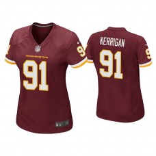 Women's Washington Football Team #91 Ryan Kerrigan Burgundy Game Jersey
