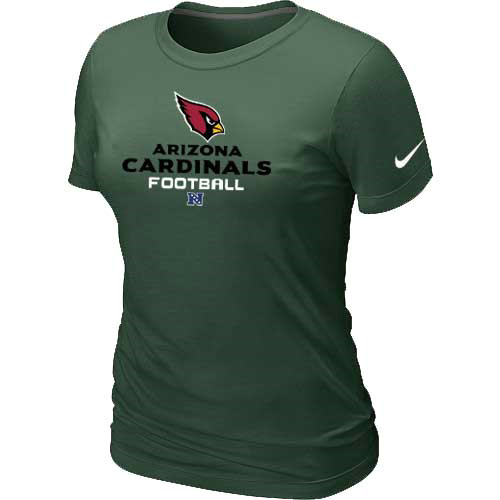 Women Arizona Cardicals Deep Green T-Shirt