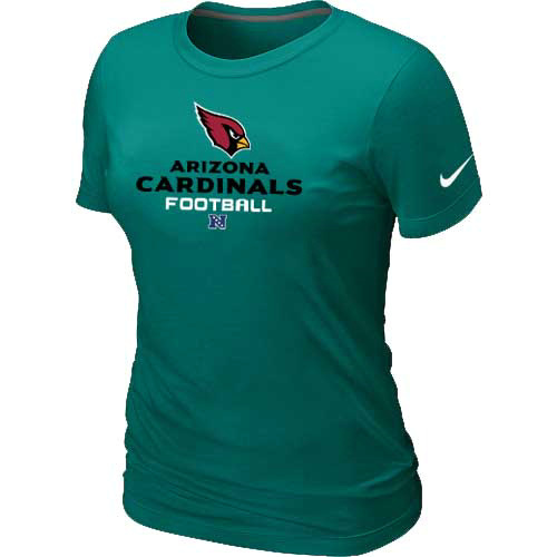 Women Arizona Cardicals Light Green T-Shirt
