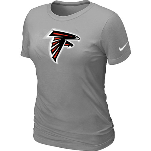 Women Atlanta Falcons L.Grey T-Shirts
