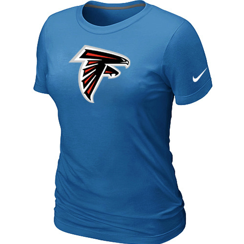 Women Atlanta Falcons L.blue T-Shirts