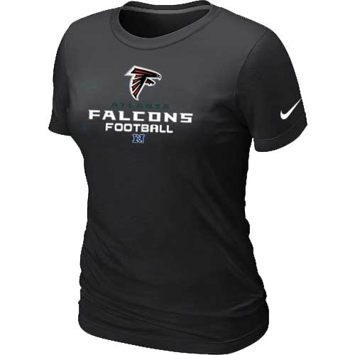 Women Atlanta Falcons black T-Shirt