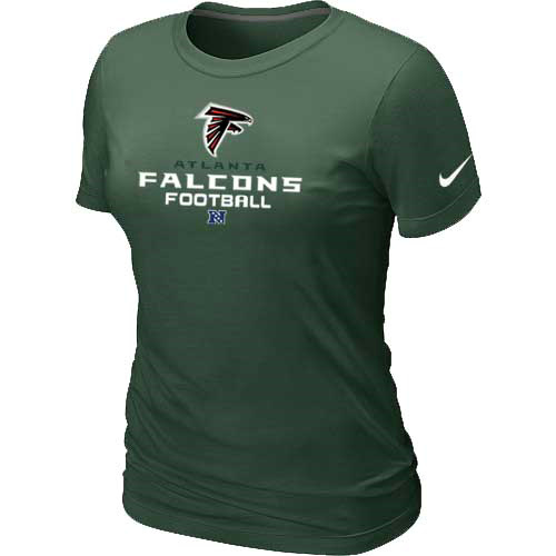 Women Atlanta Falcons deep green T-Shirt