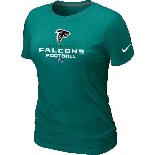 Women Atlanta Falcons light green T-Shirt