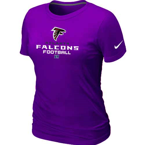 Women Atlanta Falcons purple T-Shirt