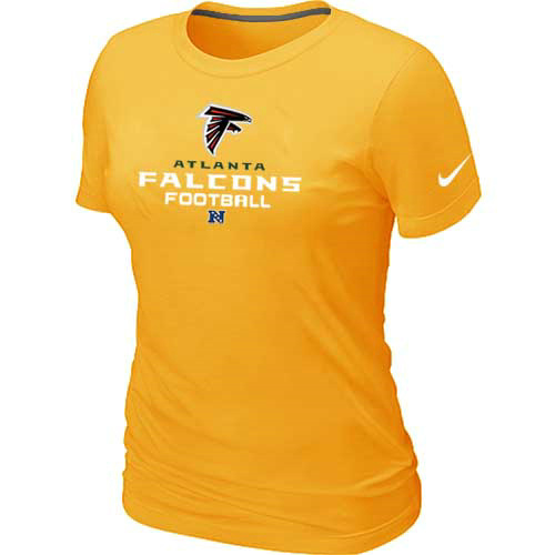 Women Atlanta Falcons yellow T-Shirt