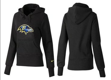 Women Baltimore ravens Logo Pullover Hoodie-- (2)