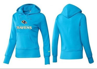 Women Baltimore ravens Logo Pullover Hoodie-- (28)