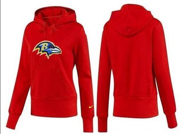 Women Baltimore ravens Logo Pullover Hoodie-- (3)