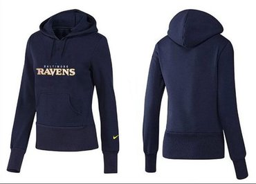 Women Baltimore ravens Logo Pullover Hoodie-- (49)