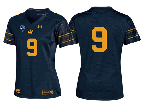 Women California Golden Bears Navy PAC-12 College Football New-Look Home Jersey12