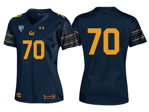 Women California Golden Bears Navy PAC-12 College Football New-Look Home Jersey5