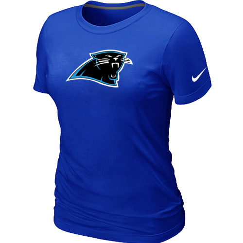 Women Carolina Panthers Blue T-Shirts