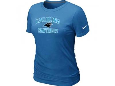 Women Carolina Panthers Heart & Soul L.blue T-Shirt
