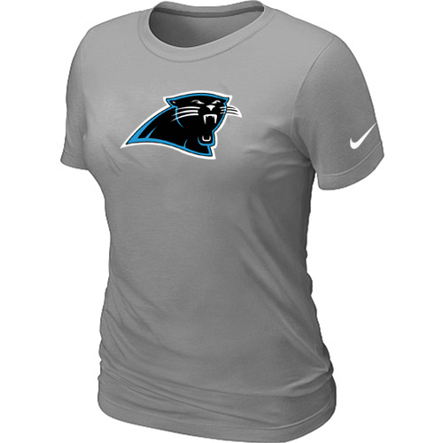 Women Carolina Panthers L.Grey T-Shirts