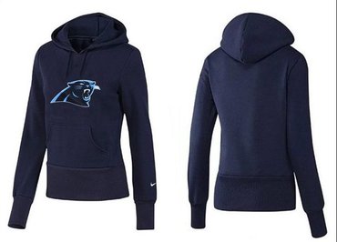 Women Carolina Panthers Logo Pullover Hoodie-- (9)