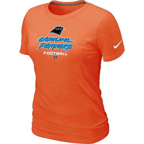 Women Carolina Panthers Orange T-Shirt