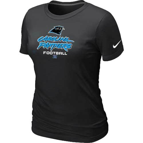 Women Carolina Panthers black T-Shirt