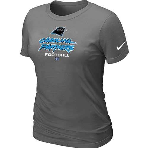 Women Carolina Panthers deep Grey T-Shirt