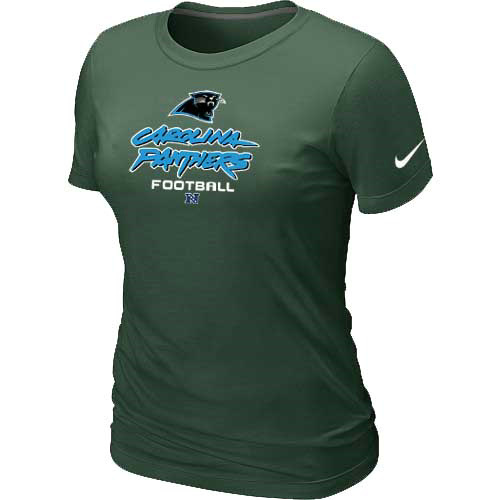 Women Carolina Panthers deep green T-Shirt