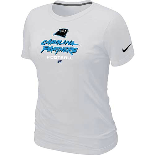 Women Carolina Panthers white T-Shirt