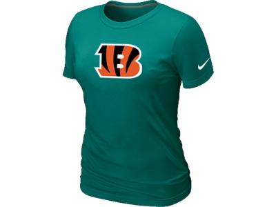 Women Cincinnati Bengals L.Green Logo T-Shirt