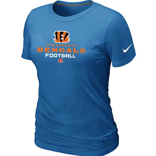 Women Cincinnati Bengals light blue T-Shirt