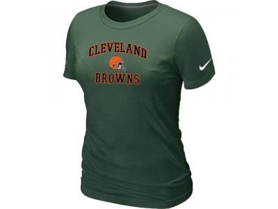 Women Cleveland Browns Heart & Soul D.Green T-Shirt