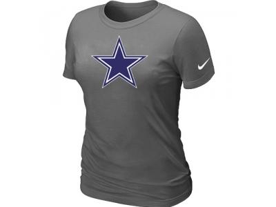 Women Dallas cowboys D.Grey Logo T-Shirt