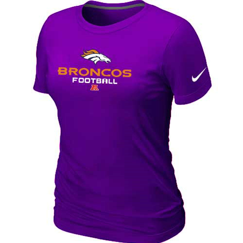Women Danver Broncos Purple T-Shirt