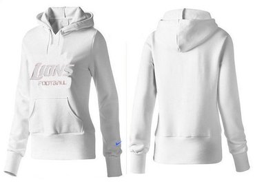 Women Detroit Lions Logo Pullover Hoodie-- (30)