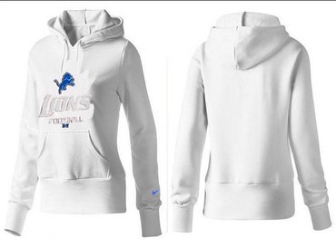 Women Detroit Lions Logo Pullover Hoodie-- (40)