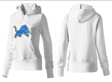 Women Detroit Lions Logo Pullover Hoodie