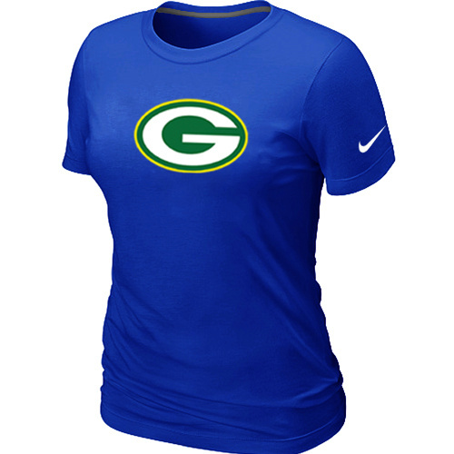 Women Green Bay Packers Blue T-Shirts