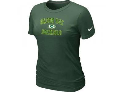 Women Green Bay Packers Heart & Soul D.Green T-Shirt