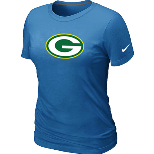 Women Green Bay Packers L.blue T-Shirts