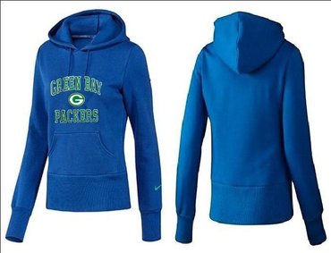 Women Green Bay Packers Logo Pullover Hoodie-- (11)
