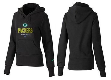 Women Green Bay Packers Logo Pullover Hoodie-- (24)