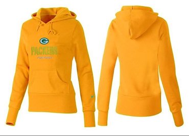 Women Green Bay Packers Logo Pullover Hoodie-- (30)