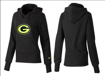 Women Green Bay Packers Logo Pullover Hoodie-- (42)