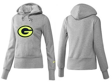 Women Green Bay Packers Logo Pullover Hoodie-- (46)
