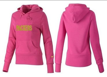 Women Green Bay Packers Logo Pullover Hoodie-- (58)
