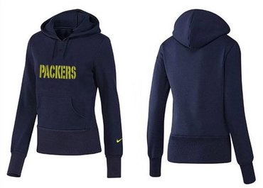 Women Green Bay Packers Logo Pullover Hoodie-- (59)