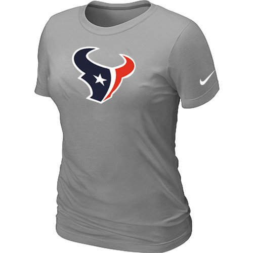 Women Houston Texans L.Grey T-Shirts