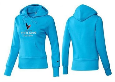 Women Houston Texans Logo Pullover Hoodie-- (26)