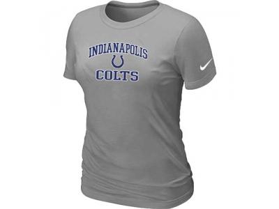 Women Indianapolis Colts Heart & Soul L.Grey T-Shirt