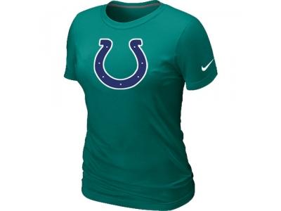 Women Indianapolis Colts L.Green Logo T-Shirt