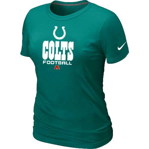 Women Indianapolis Colts Light Green T-Shirt